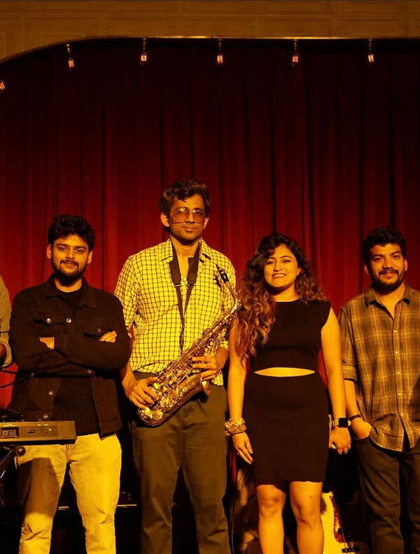 Live band performance