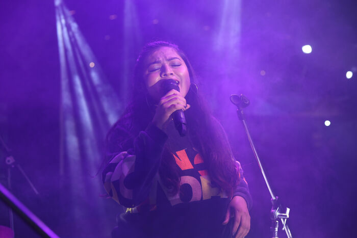 Live band performance
